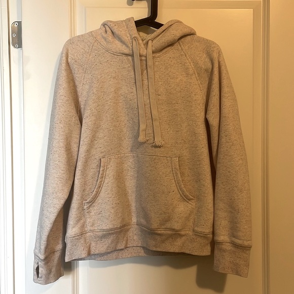 Old Navy hoodie with front pouch, faux Sherpa hood - Picture 3 of 4